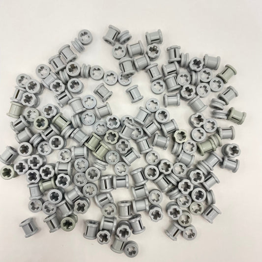 LEGO Bush and Half Bush, Light Bluish Grey, Technic, 150 Pieces