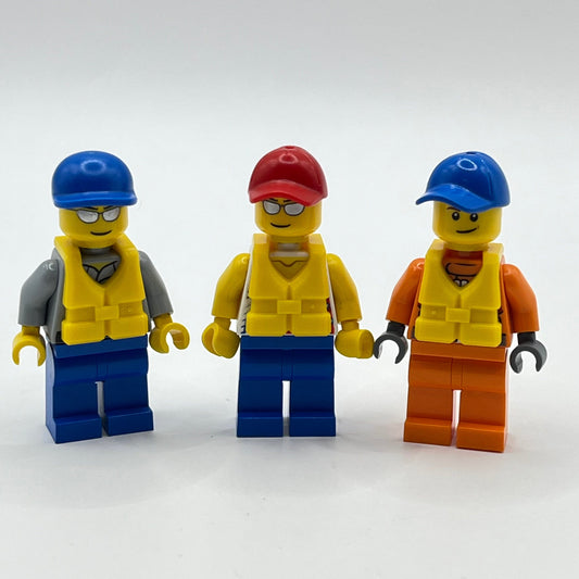 LEGO City Figures, Boat, Set of 3