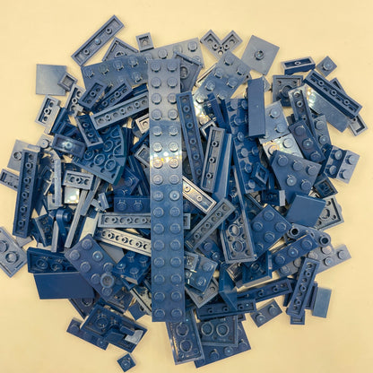 LEGO Plates, Dark Blue, Approx. 105g