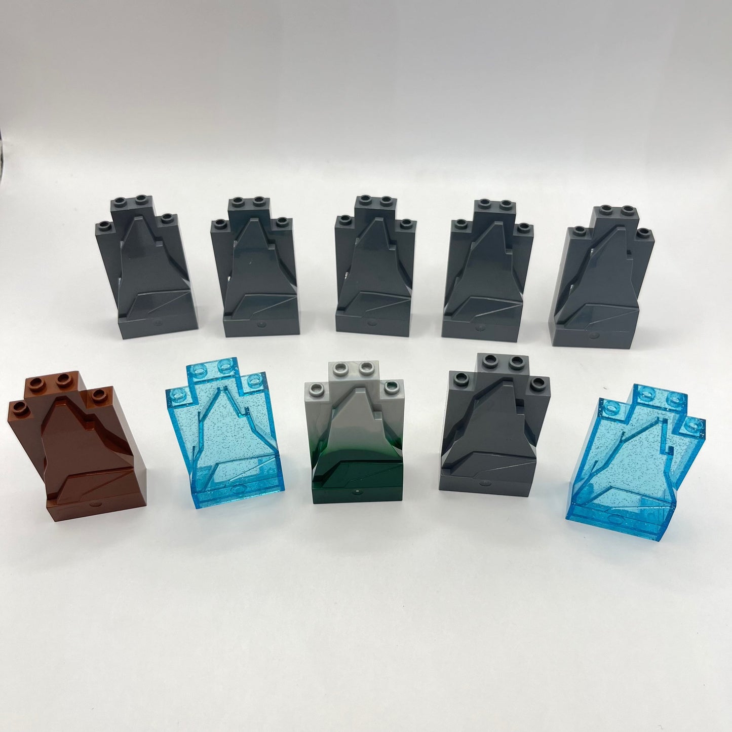 LEGO Rock Panel, Mixed Colours, 10 Pieces,