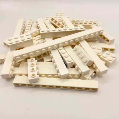 LEGO Bricks, White, Approx. 115g – Brick Cycle