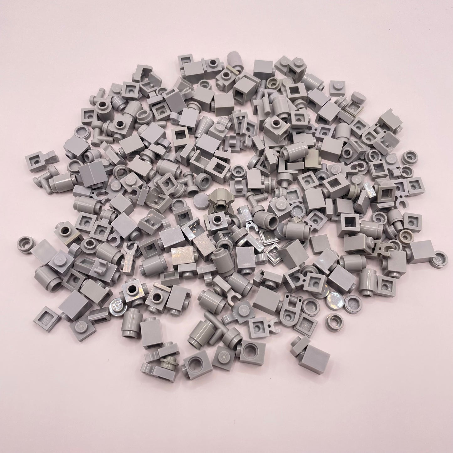 LEGO Greebling, Light Bluish Grey, 250 Pieces