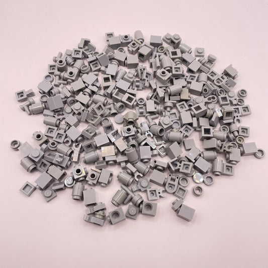 LEGO Greebling, Light Bluish Grey, 250 Pieces