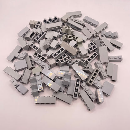 LEGO Bricks 1x Wide Short , Light Bluish Grey, Approx. 115g