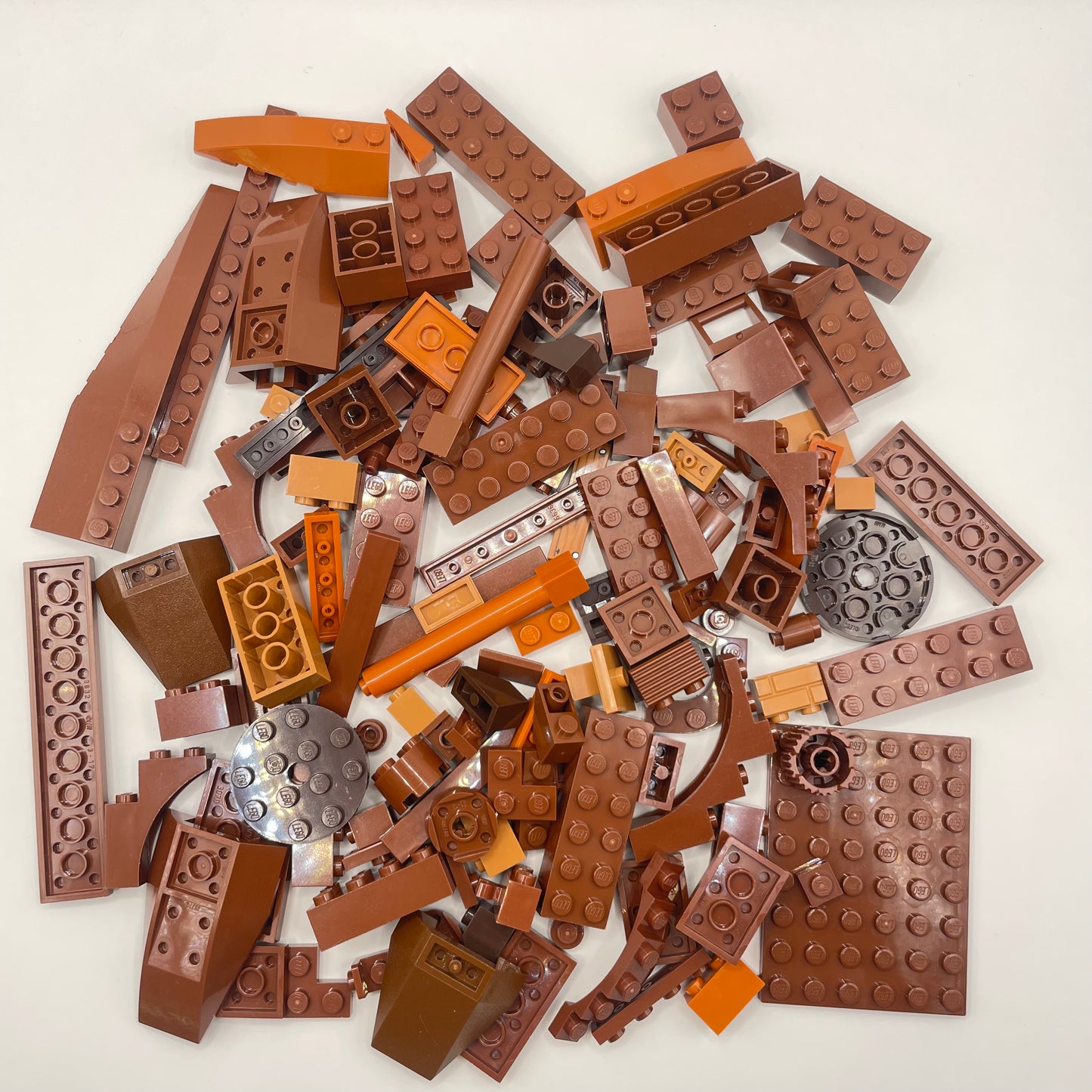 LEGO Mixed Bricks, Mixed Brown, Approx. 150g