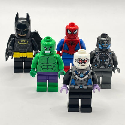 LEGO Mixed Super Heroes, Incomplete or Marked, Minifigures (5 Pack)