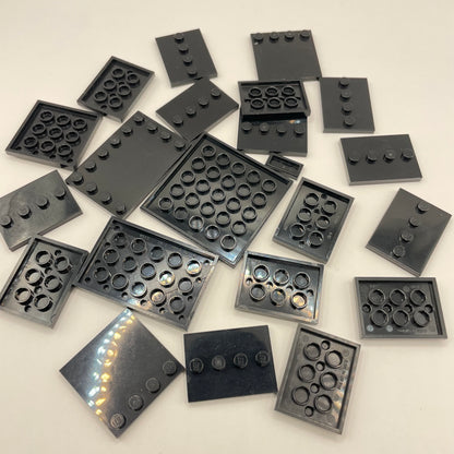 LEGO Large Tiles, Black, Approx. 40g