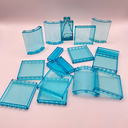 LEGO Tall Building, Transparent Blue, Building, Approx. 80g