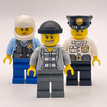 LEGO Cops and Robbers, City, Minifigures (Pack of 3)