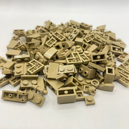 LEGO Greebling, Dark Tan, Approx. 75g