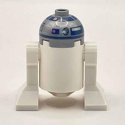 LEGO R2-D2, Pink Dots, Large Reception, Star Wars, Minifigure (sw1085)