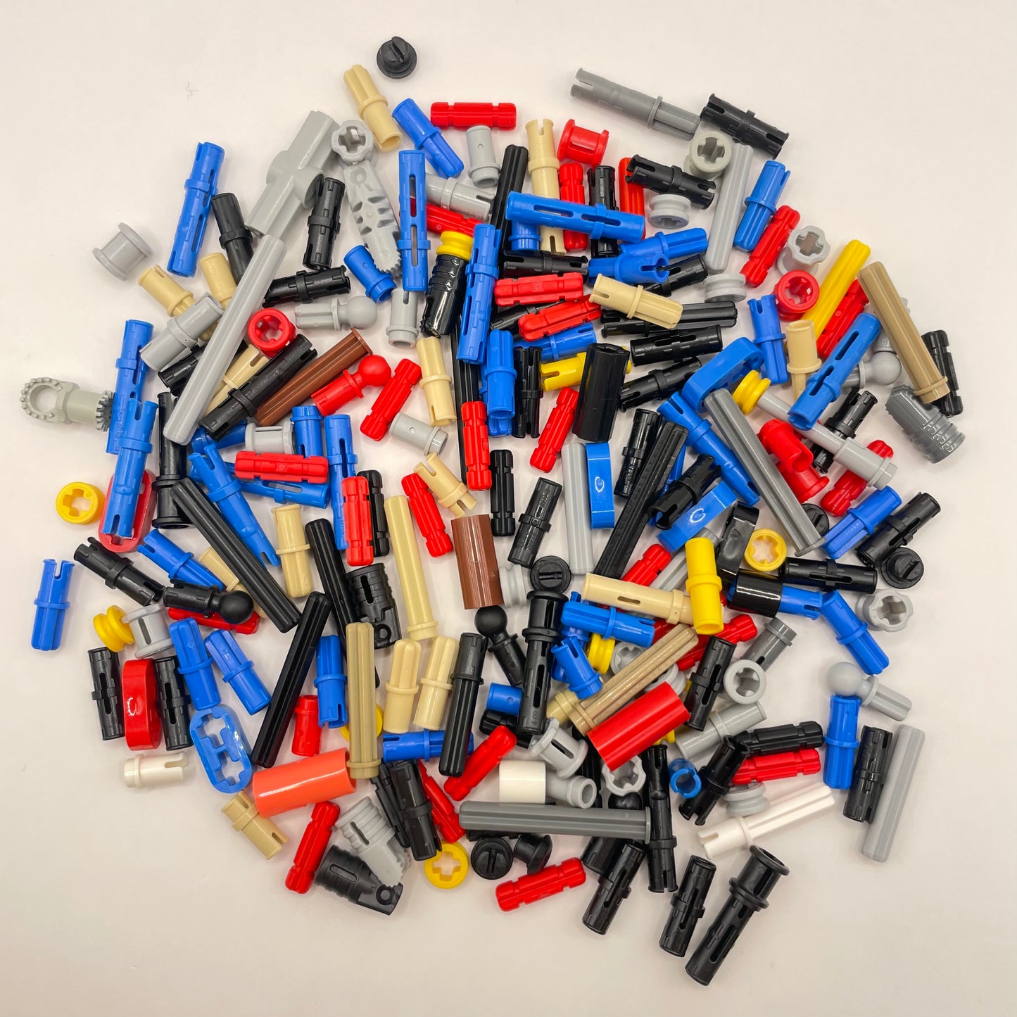 LEGO Pins and Axles, Mixed Colours, Technic, Approx. 50g