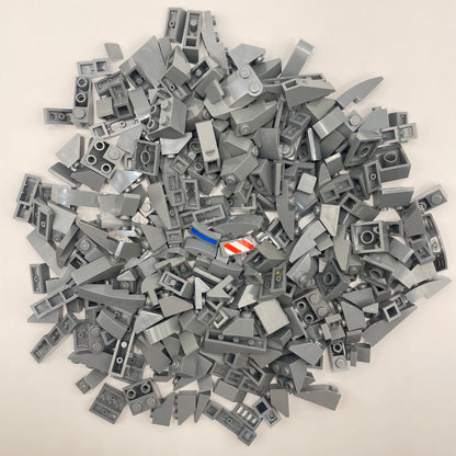 LEGO Slopes, Small, Dark, Bluish Grey, Approx. 165g
