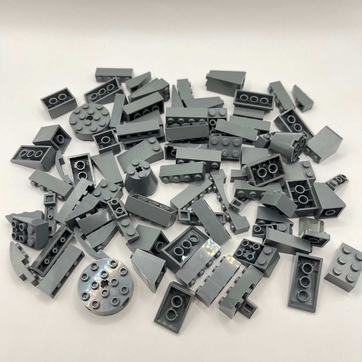 LEGO Dark Bluish Grey, Bricks, Slopes, Approx. 130g Castle