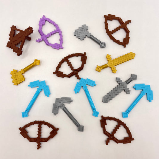 LEGO Weapons, Minecraft, Minifigure, 14 Pieces