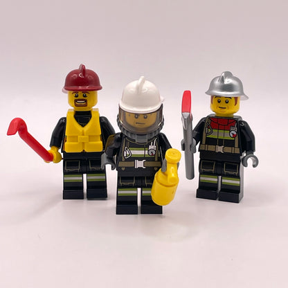 LEGO Fire Fighters, City, Minifigures, Set of 3