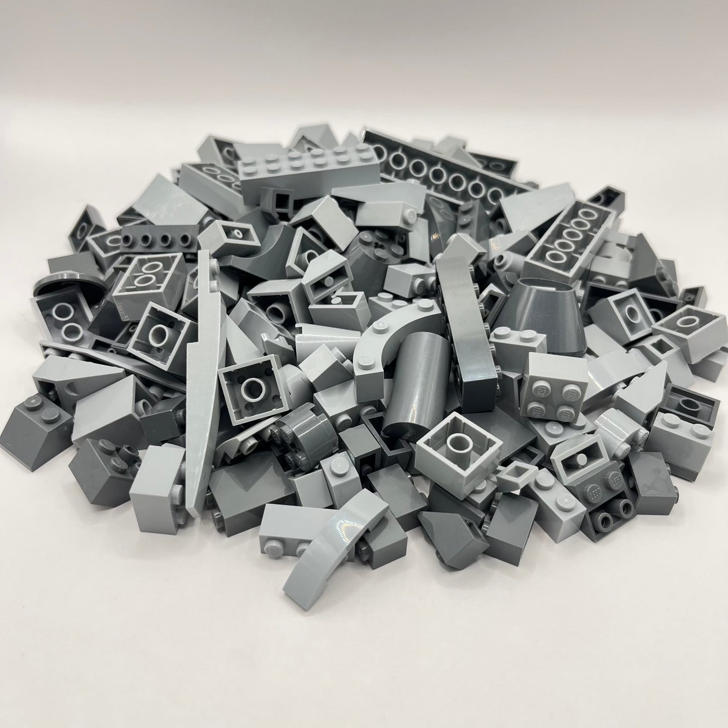 LEGO Mixed Grey, Bricks and Slopes, Approx. 250g
