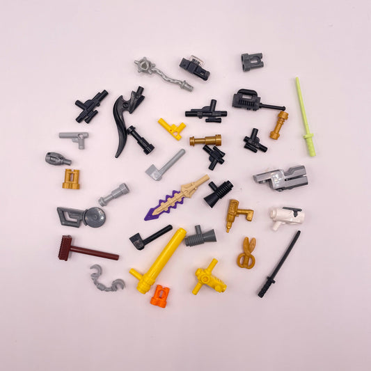 LEGO Tools and  Weapons, Mixed Colours,  30 pieces