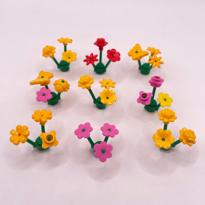 LEGO Flowers Shrubs, Mixed Colours, 36 Pieces