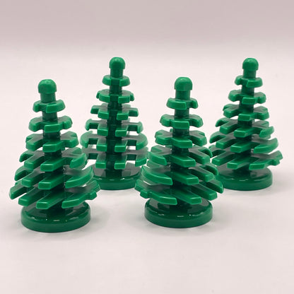 LEGO Small Pine Trees, Green, Christmas, 4 Pieces