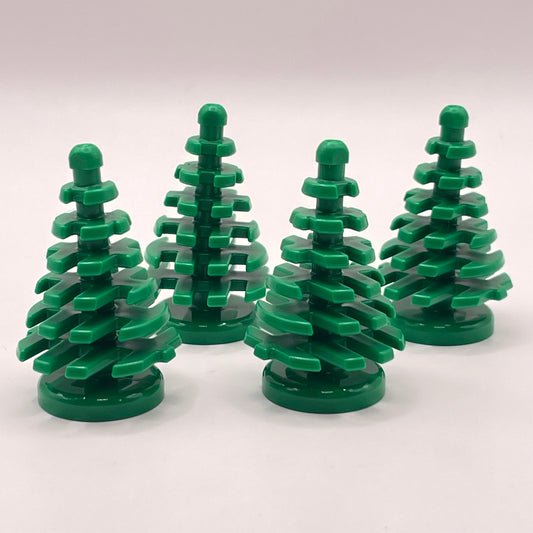 LEGO Small Pine Trees, Green, Christmas, 4 Pieces