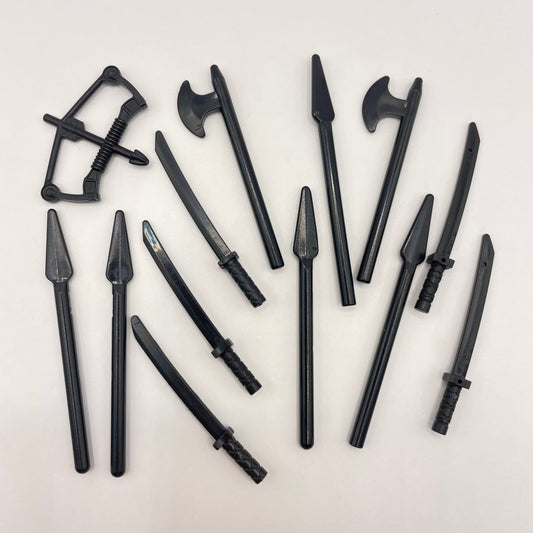 LEGO Mixed Medieval Weapons, Castle, Black, 13 Pieces
