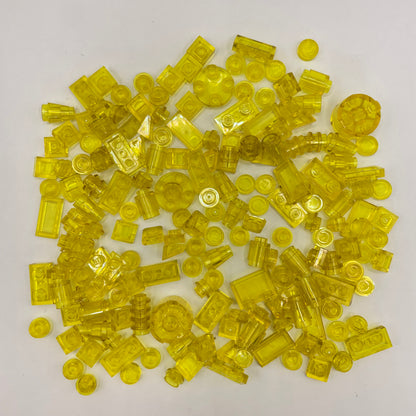 LEGO Transparent Yellow, Mixed Pieces, Approx. 40g