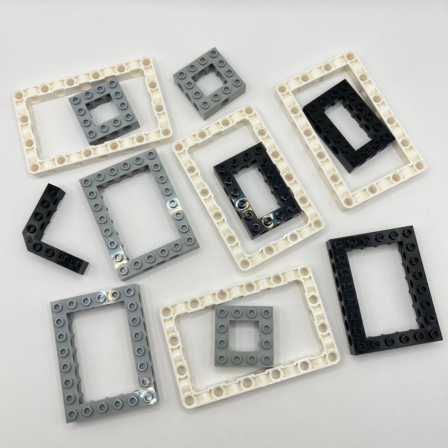 LEGO Mixed Colours, Technic Brick Squares, 13 Pieces