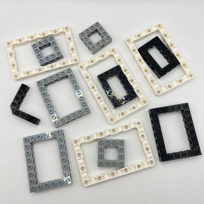 LEGO Mixed Colours, Technic Brick Squares, 13 Pieces