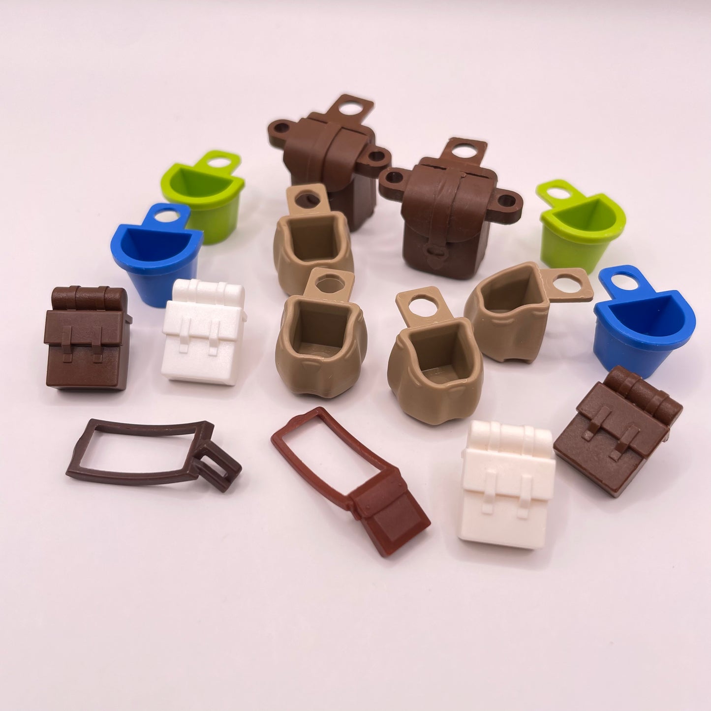 LEGO Bags/Backpacks, Minifigure Accessories, 16 Pieces