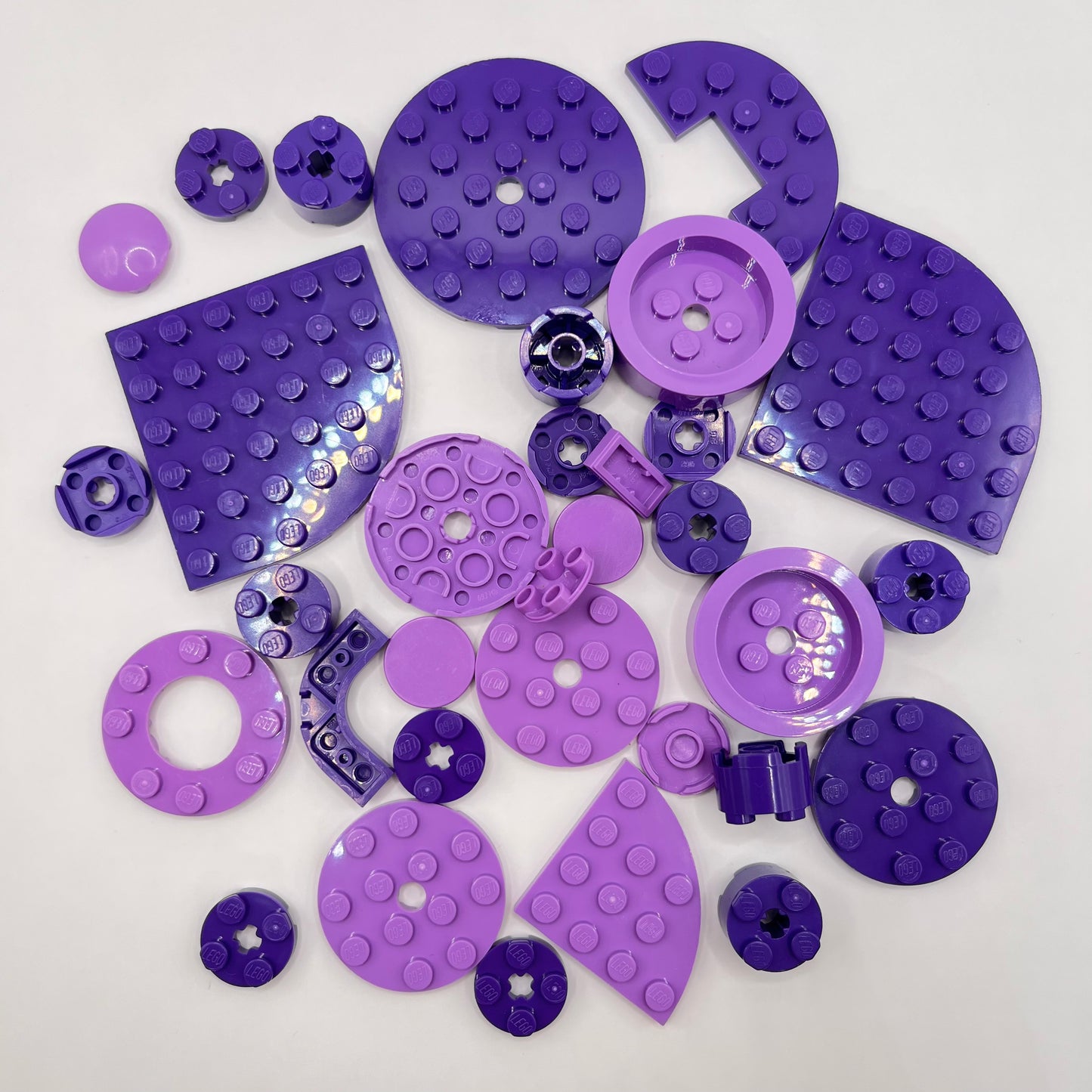 LEGO Round, Mixed Purple, Approx. 40g