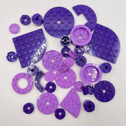LEGO Round, Mixed Purple, Approx. 40g