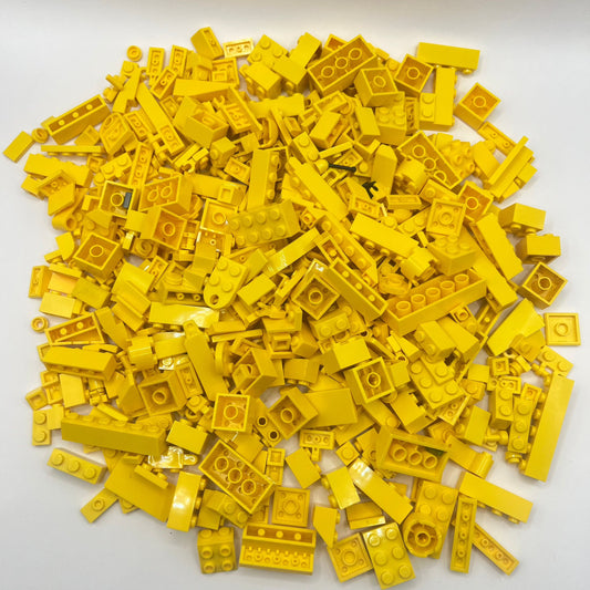 LEGO Yellow, Mixed Pieces, Approx. 300g