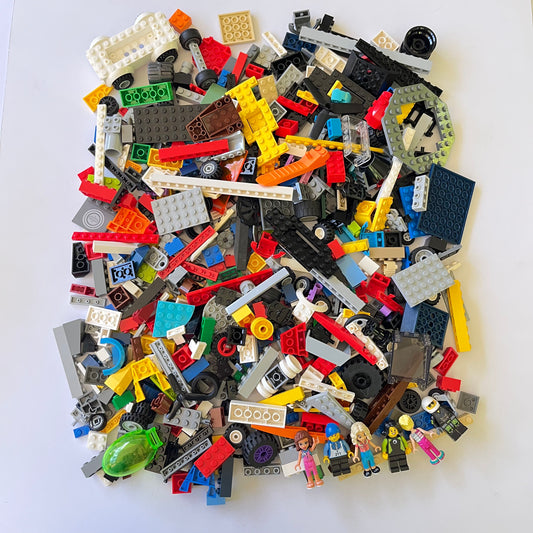 LEGO Fun Pack, Mixed Bag, Approx. 750g includes 6 Minifigures/Minidolls