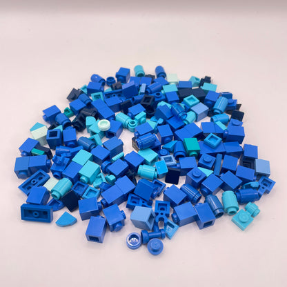 LEGO Greebling, Mixed Blue, Approx. 50g
