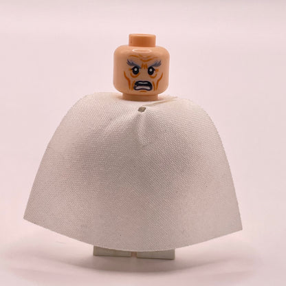 LEGO Gandalf the White, Lord of the Rings, Minifigures (lor063) no hair