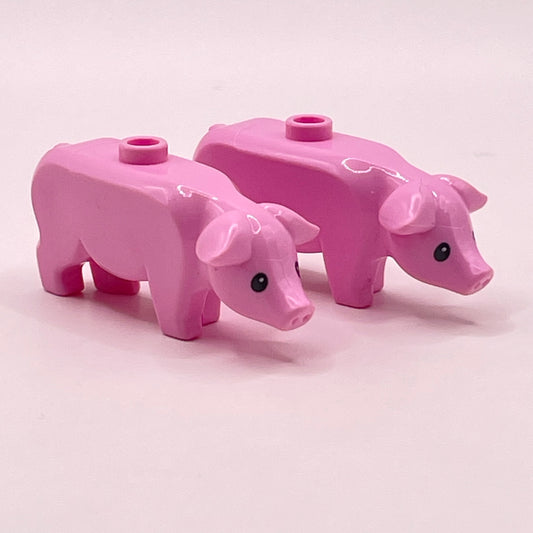 LEGO Pigs, Animals, Light Pink, 2 Pieces