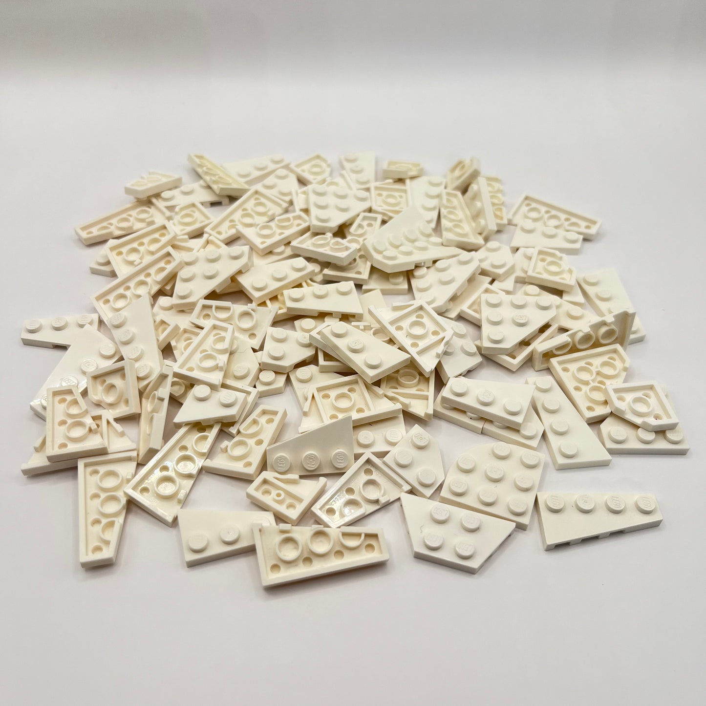 LEGO Wings, Small, Plates, White, Approx. 70g