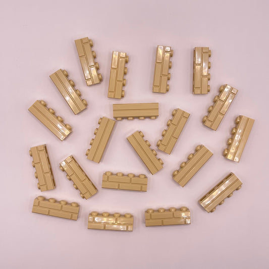 LEGO 1x4 Masonry Profile, Tan 20 pieces