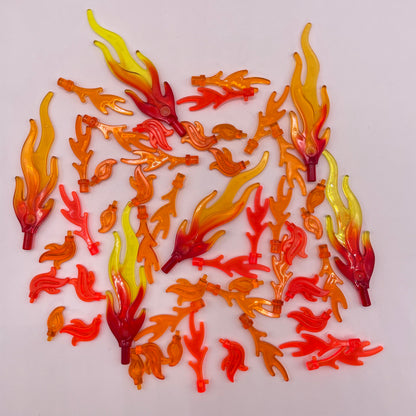 LEGO Transparent, Flames, 50 Pieces