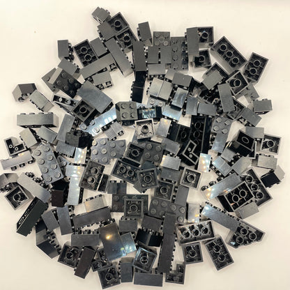 LEGO Small Bricks, 2x Wide, Black, Approx. 220g