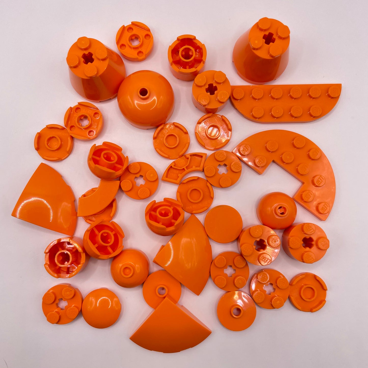LEGO Round, Orange, Approx. 30g