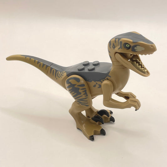 LEGO Dinosaur Raptor Dark Tan (Jurassic World / Park) (raptor15)