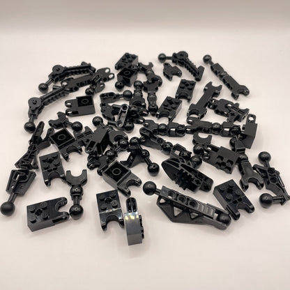 LEGO Bionicle, Joints, Black, Approx. 100g