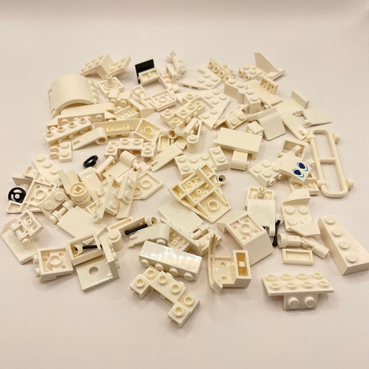 LEGO SNOT and Technic, White, Approx. 80g