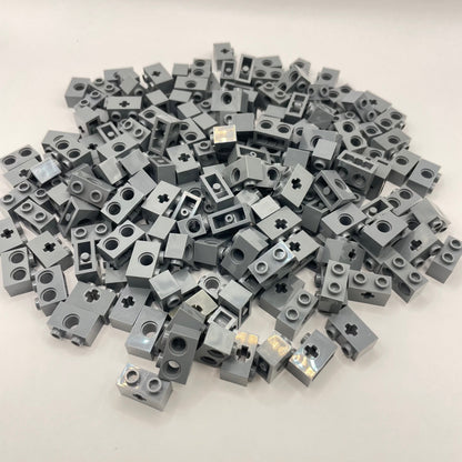 LEGO Small Technic Bricks, Dark Bluish Grey, Technic, Approx. 140g