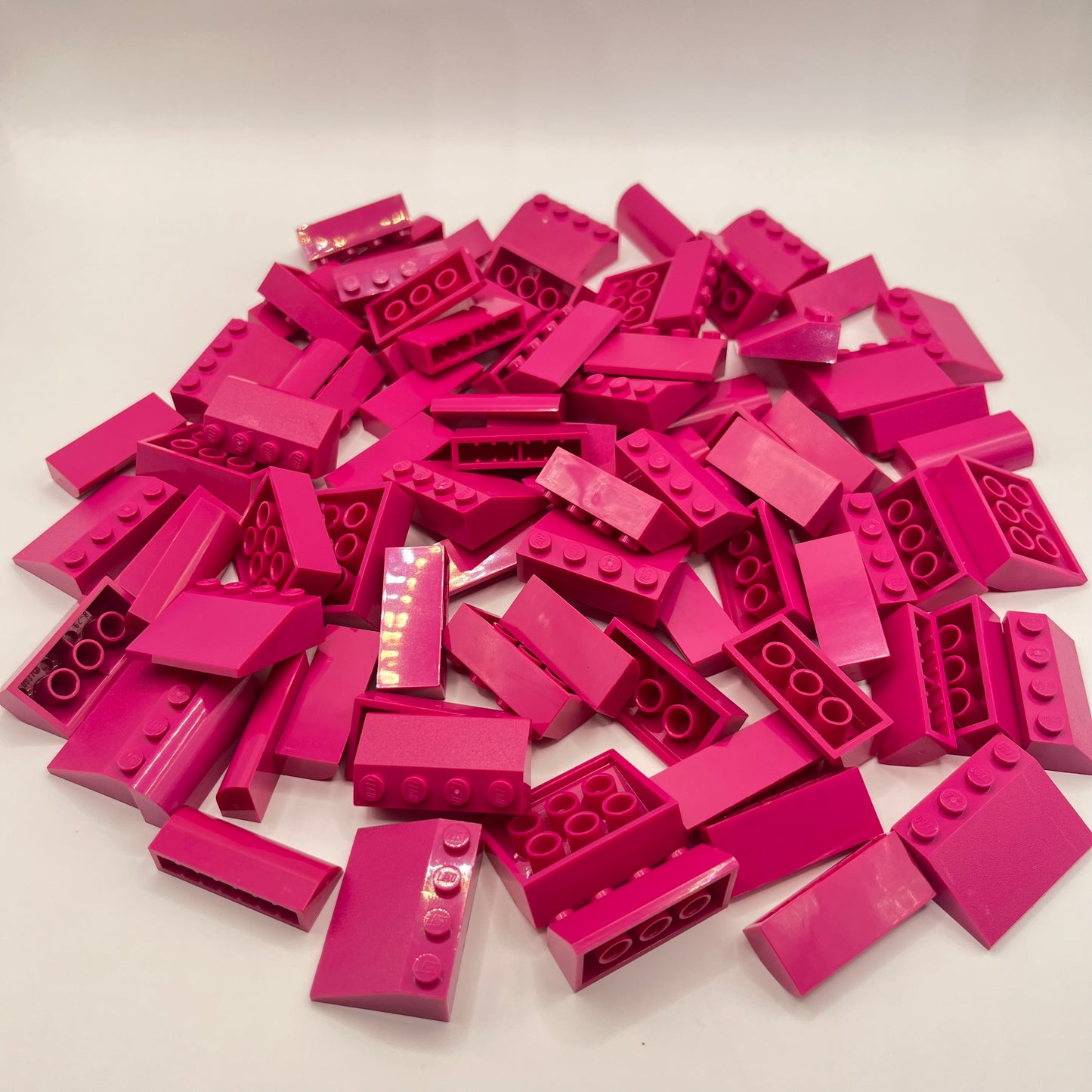 LEGO Slopes, 4x Wide, Magenta, Approx. 165g