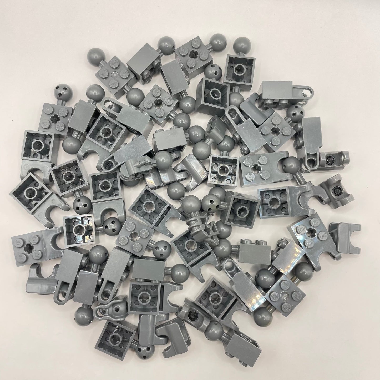 LEGO Bionicle Joints, Dark Bluish Grey, Approx. 100g