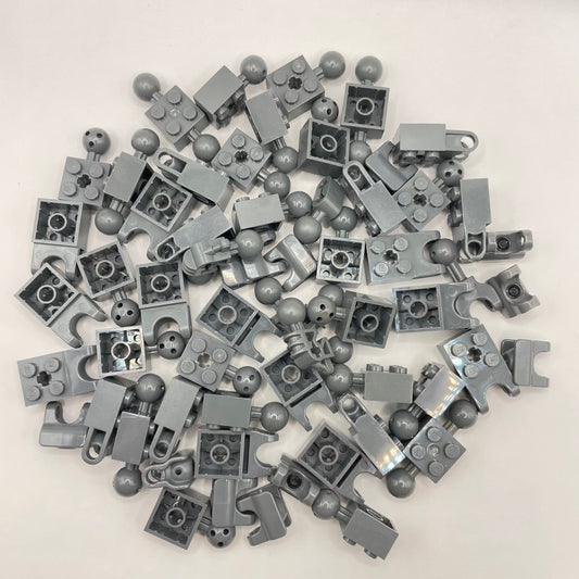 LEGO Bionicle Joints, Dark Bluish Grey, Approx. 100g
