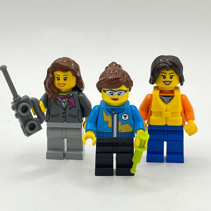 LEGO Set of Ladies, City, Minifigures (Pack of 3)